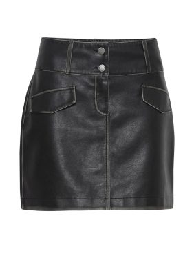Jupe courte simili cuir B.Young BYCASHA