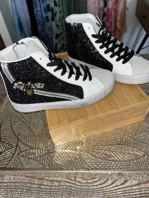 Basket femme à paillettes